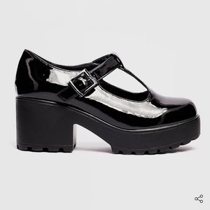 Nasty Gal Mary Jane Patent T-Bar Shoes